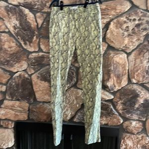 Urban outfitters snakeskin print joggers